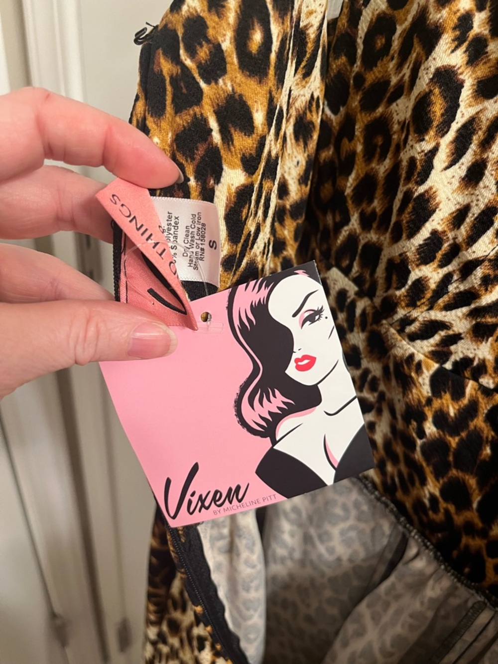 Vixen Leopard Ingenue Dress Size Small - Picture 4 of 6